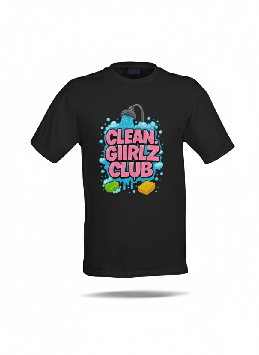 CLEAN. CBC CREW NECK (BLACK)